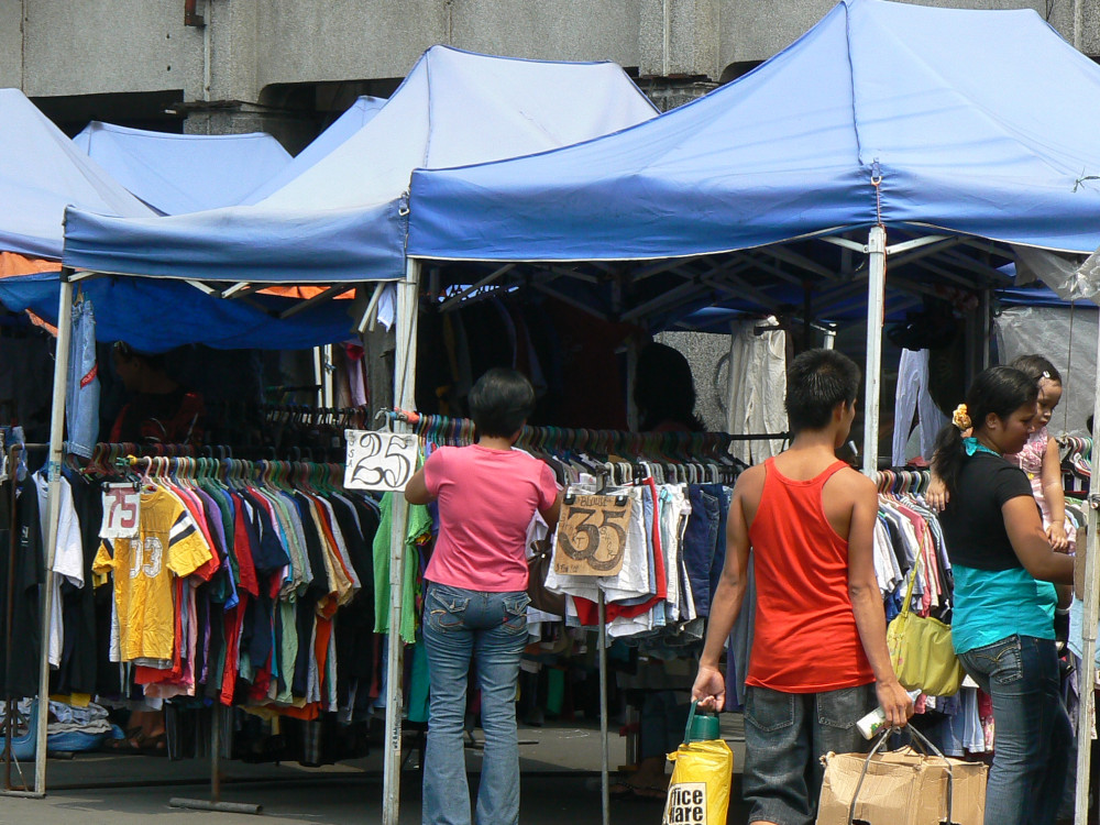 An ukay-ukay in Manila, Philippines.